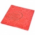 Elegante capa Throw travesseiro decorativo - vermelho