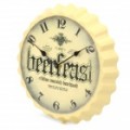 Relógio montado de PAC estilo parede de cerveja - aleatório de cores (1 x AA)