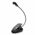 Lâmpada de luz de LED branca flexível pescoço com Clip (3x AAA)
