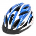 Cool 18 aberturas esportes ciclismo capacete - azul + branco
