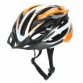 Cool esportes ciclismo capacete - laranja + branco + preto