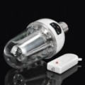 E27 1.6W recarregável 200LM 5000K 100-240V branco luz 15-LED remoto controlar lâmpada campismo - branco