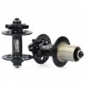 Genuínos AEST YMHU24A-17/YMHU28A-18 Mountain Bike bicicleta Hubs - preto (frente + traseira)