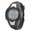 XY-001 multifunção resistente à água Wireless Heart Rate Monitor Sports Watch - preto + prata