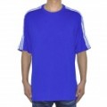 ADIDAS futebol t-shirt-azul (tamanho-L)