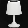 Solar Powered / USB 1W recarregável 7000K White LED Desk Lamp