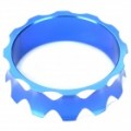 Arruela alumínio garfo bicicleta Alloy CNC frente - branco + azul (28.6 mm)