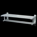Aço inoxidável duplo-Deck 4++ 2 bares banheiro toalhas-(60 cm)