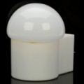 Bonito leve controle cogumelo estilo LED luz noite lâmpada - branco (3-Flat-Pin Plug / 220V AC)