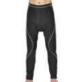 Bicicleta bicicleta ciclismo Shorts de meia calça Capri - preto (tamanho-XL)