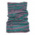 Lenço multi Headwear pescoço Bandana mais quente máscara (pavão verde E Rosa)