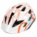 Cool esportes ciclismo Helmet - branco + laranja