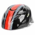 Cool esportes ciclismo capacete para crianças - vermelho + preto