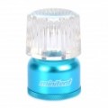 45LM luz LED branca tenda Mini Lanterna Camping lÃ ¢ mpada - azul + transparente (2 x CR2032)