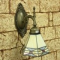 Luz de parede estilo Tiffany (110-120V)