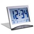 Flip-up Digital despertador + calendário + termômetro