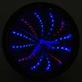 Elegante espelho Desktop piscando LED Clock (1 * AA)