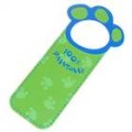 Marca de Doorplate exclusivo - 100% Pawsome (verde)