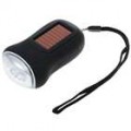 2-em-1 híbrido Solar Powered + manivela lanterna de LED de sobrevivência do Dínamo