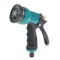 8-Modo Spray cabeça/bocal para o injetor de pulverizador de água - verde + preto