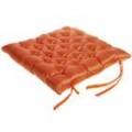 Vintage seda imitação decorativa travesseiro almofada - laranja