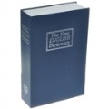 Disfarçada dicionário livro Safe Home segurança dinheiro caixa Lock - tamanho médio (azul)