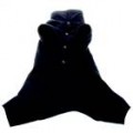 Cool polícia estilo Pet Dog Apparel perna 4 furos - azul escuro (tamanho M)