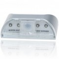 Auto PIR Sensor de IV Keyhole 4-LED branca luz lâmpada (1 * AA)