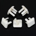 3-Prong plana Plug soquete capas (Pack 5 peças)