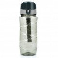 Viajar diário esportes garrafa de água Cup - cinza transparente (600 ml)