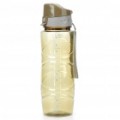 Viajar diário esportes garrafa de água Cup - marrom claro transparente (800 ml)