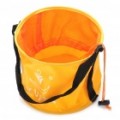 Balde de água dobrável 2-litre - amarelo