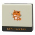 Mini Pet/pessoal de Quad-band GSM/GPRS/GPS Tracker com SOS botão (850, 900, 1800, 1900MHz)
