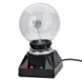 AC alimentado Plasma Ball luz vermelha Lightning esfera (220V / UE Plug)