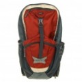 Saco mochila viagem exterior duplo-ombro c / água saco bolso + apito - cor aleatória em forma