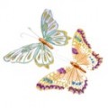 Bela magnéticas stick-on borboletas ornamento para casa e Jardim (sortida 4-Pack)