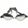 Elegante lente de PC natação Goggle óculos c / escriturada caixa - preta