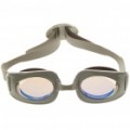 Elegante lente de PC natação Goggle óculos c / caixa escriturada - verde exército