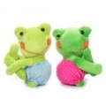 Cute Frog estilo cortina fechos/titulares (par)