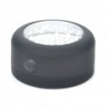 Compact 24-LED luz branca com ímã e gancho - preta (3 x AAA)
