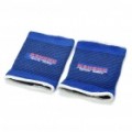 Protetora esportes Wrap de cinta de suporte de punho elástico - azul (par)