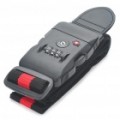 Bagagem de TSA 3-Dial do fechamento de combinação cinto cinta - cor aleatória (170 CM)
