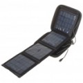 Portátil dobrável Pack Carregador Solar de emergência c / cobrando adaptadores para telefone celular/farol + mais