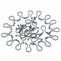 Laço de torção plástico flexível Wire cabo cabo organizador - cor aleatória (30-Piece Pack)
