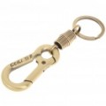 Clip com mola porta-chaves - Gold mosquetão de aço inoxidável durável Vintage