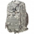 Multifunções camuflagem exterior militar Guerra jogo Oxford tecido mochila saco (cor aleatória)