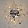 Lustre de cristal moderna com 9 luzes (K9 de cristal)
