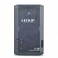 EDUP-9505N 802.11 b/g 2.4 GHz 150Mbps 3G Wireless Router com bateria - preto