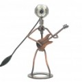 Cool Guitar Player estilo 300KP PC USB 2.0 Webcam com microfone & 4-LED luz branca
