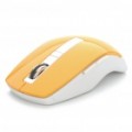 2.4 GHz Wireless 800/1200/1666DPI Mouse óptico c / receptor USB - laranja + branco (2 x AAA)